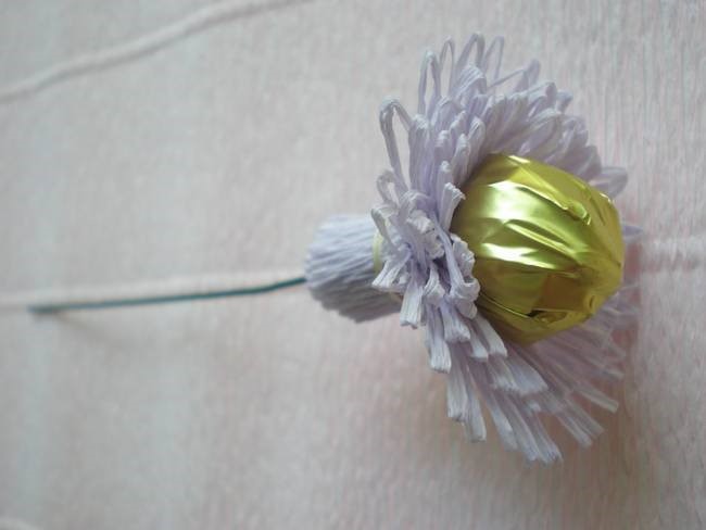 Орхидеи из конфет