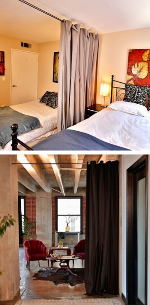 Отличные варианты оформления скрытых пространств в гостиной