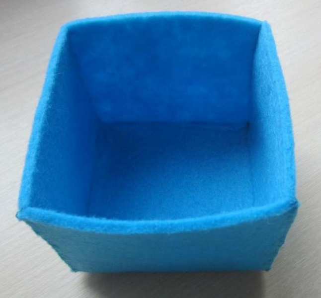 Шкатулка из фетра своими руками