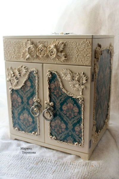 25 блестящих идей обновления мебели в технике декупаж