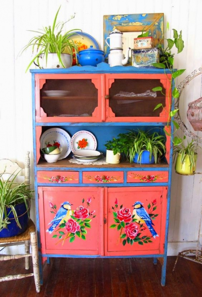 25 блестящих идей обновления мебели в технике декупаж