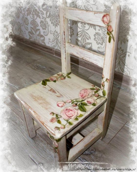25 блестящих идей обновления мебели в технике декупаж