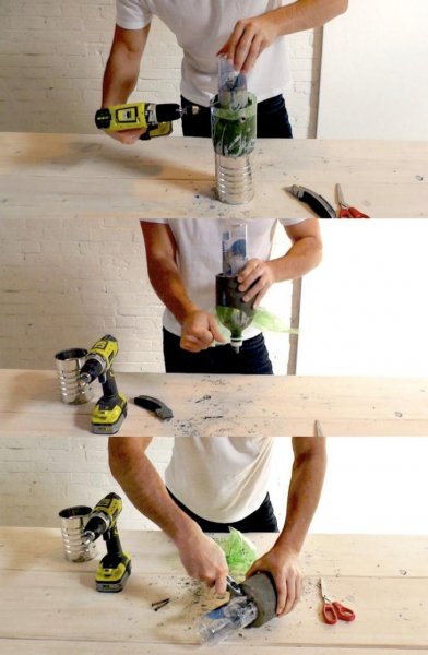 Бетонные лампы своими руками