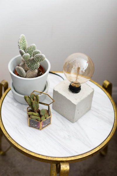 Бетонные лампы своими руками