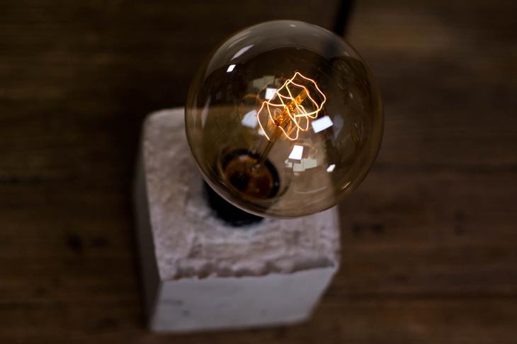 Бетонные лампы своими руками