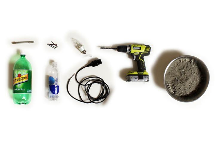 Бетонные лампы своими руками