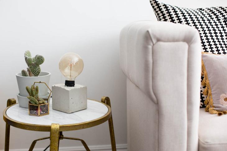 Бетонные лампы своими руками