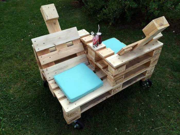 Бюджетная садовая мебель, которую в два счета можно сделать из подручных материалов