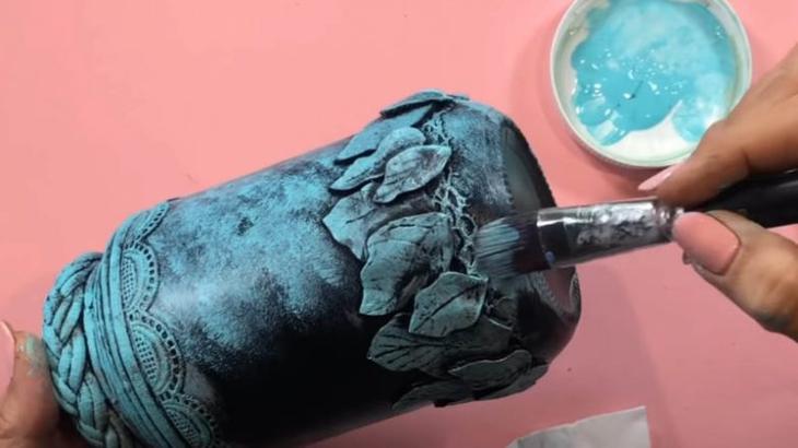 Декор стеклянных банок