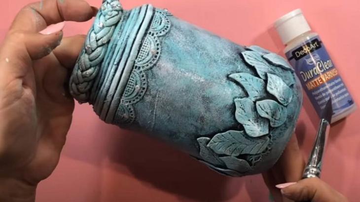 Декор стеклянных банок