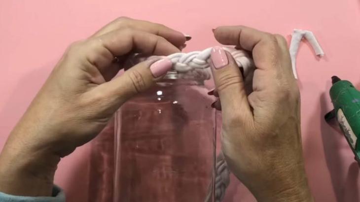 Декор стеклянных банок