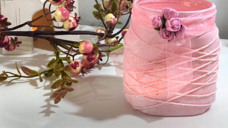 Декор стеклянных банок