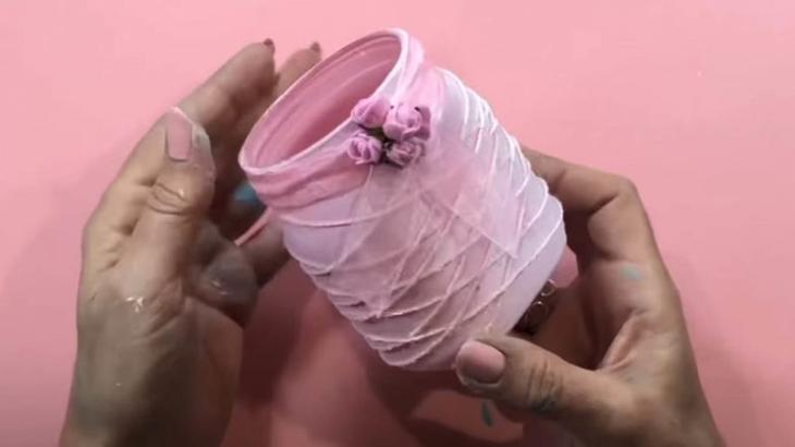 Декор стеклянных банок