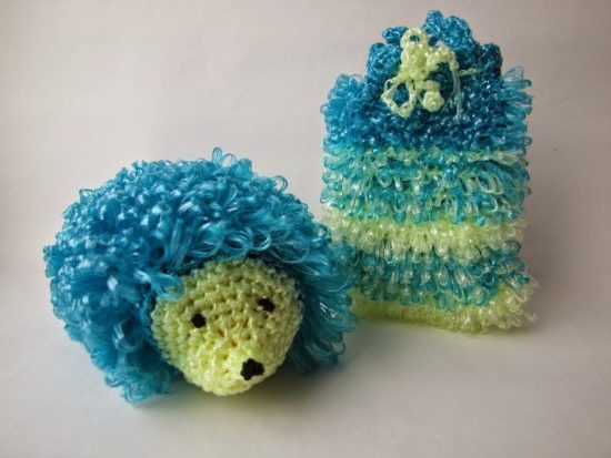 Как связать прочную и пушистую мочалку крючком с вытянутыми петлями