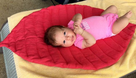 Коврики и пледы в форме листьев