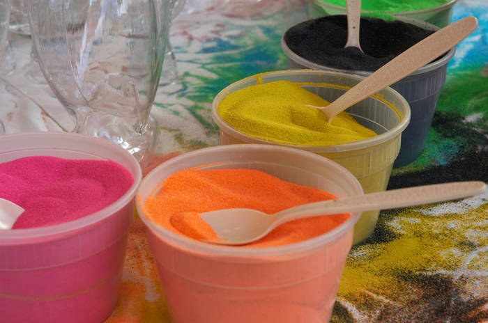 Поделки из цветного песка своими руками: пошаговый мастер-класс