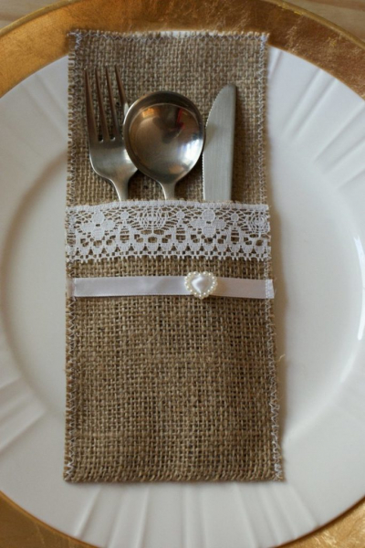 Практичные и необычные идеи использования мешковины