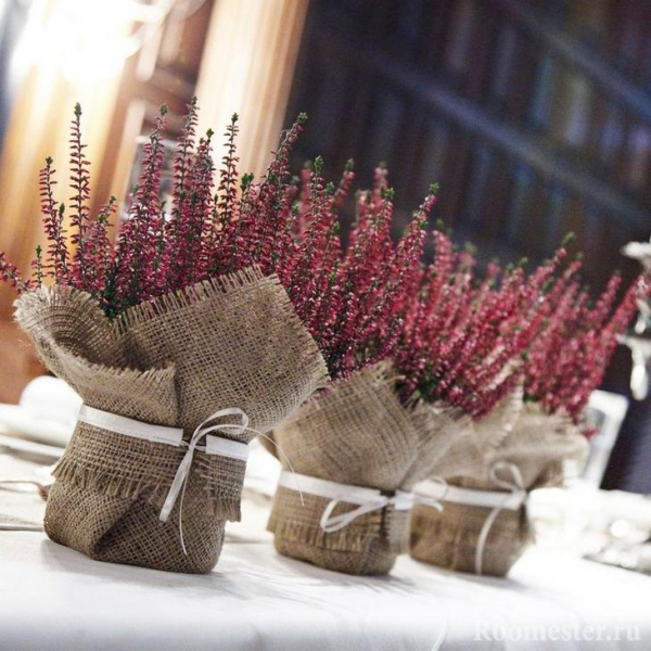 Практичные и необычные идеи использования мешковины