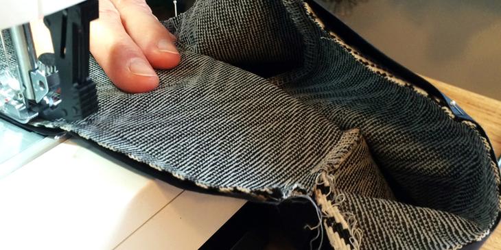 Рюкзак-мешок для сменной обуви своими руками