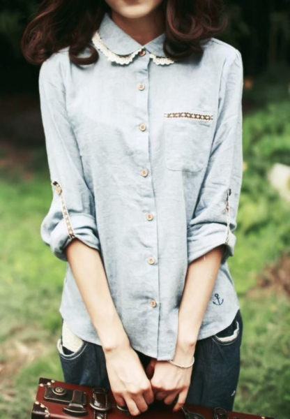 Рубашечные фантазии: акцент на деталях в удачных идеях