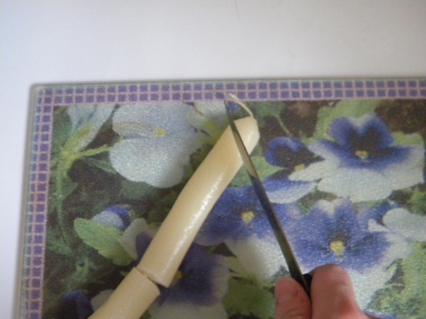 Свеча-мандаринка