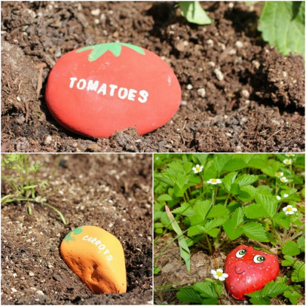 17 вдохновляющих идей использования пляжной гальки у себя на даче или во дворе