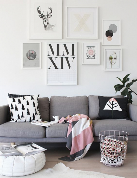 25 уникальных идей создания настенной галереи