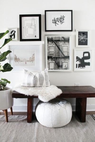 25 уникальных идей создания настенной галереи