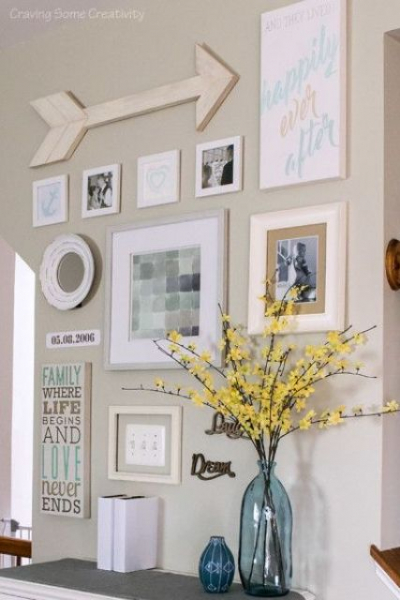 25 уникальных идей создания настенной галереи