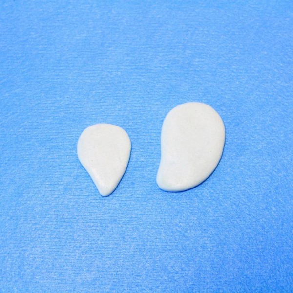 Брошь Cова Букля из полимерной глины