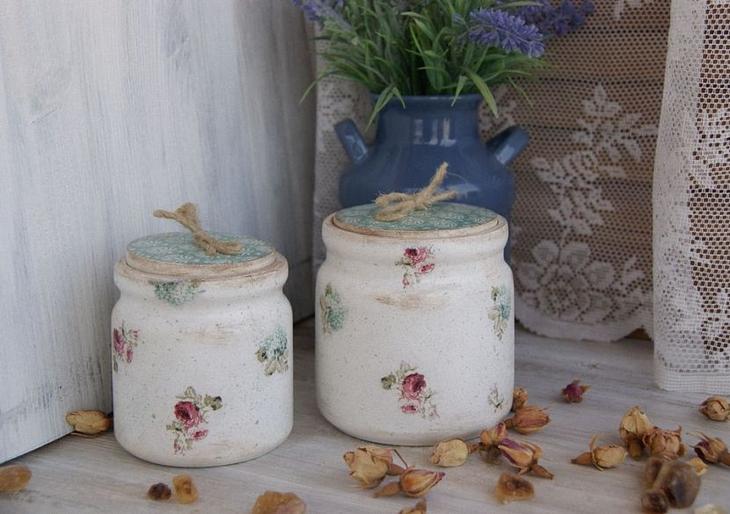 Декупаж банок своими руками