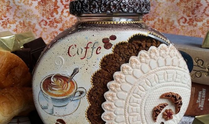 Декупаж банок своими руками