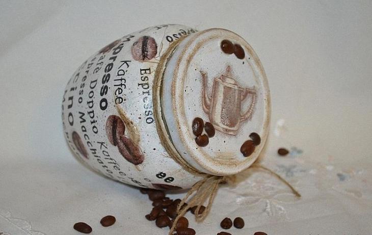 Декупаж банок своими руками