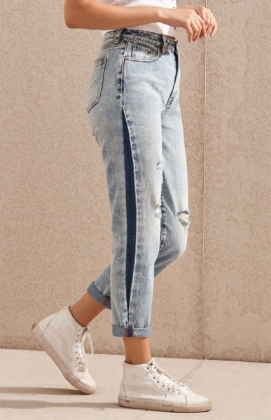 Идеи, как стильно расширить джинсы, которые стали малы