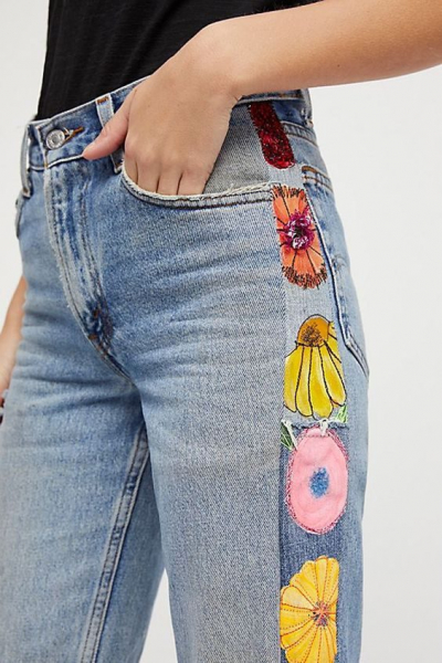 Идеи, как стильно расширить джинсы, которые стали малы