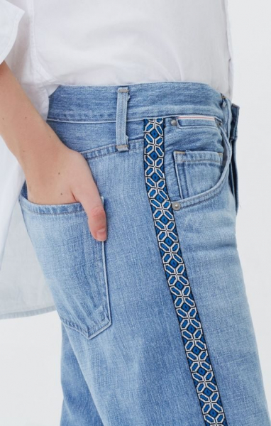 Идеи, как стильно расширить джинсы, которые стали малы