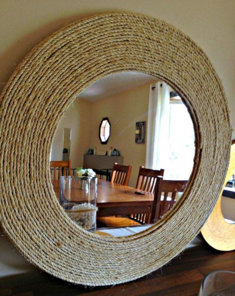 Идеи применения обыкновенной верёвки в интерьере