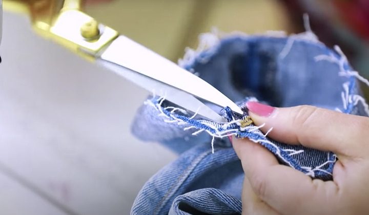 Как подшить джинсы с сохранением фабричной варки