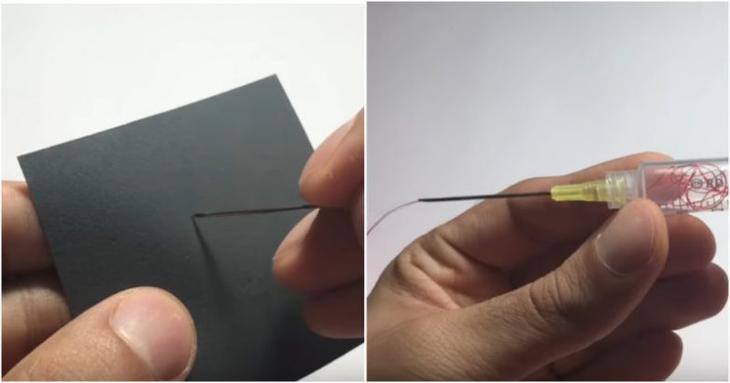 Необычная техника вышивания с помощью шприца