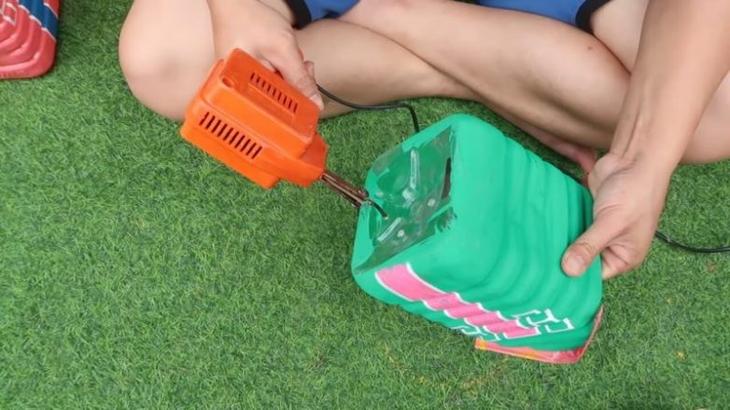 Оригинальная идея для украшения дачного участка