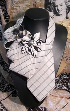 Оригинальное преображение мужских галстуков