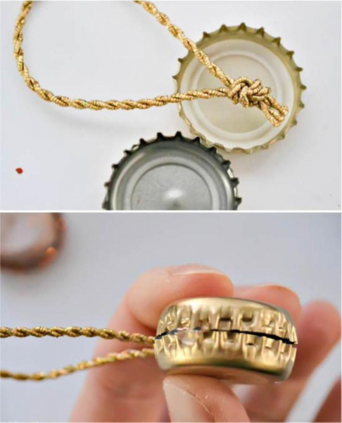 Оригинальные поделки из крышек от бутылок своими руками