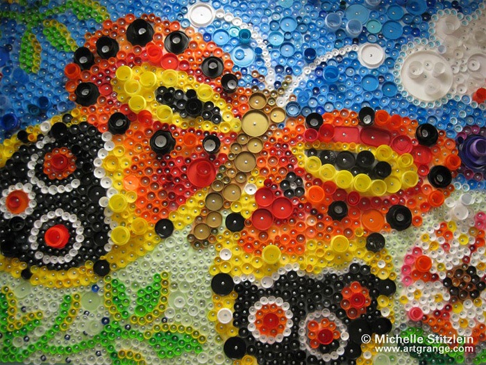 Оригинальные поделки из крышек от бутылок своими руками