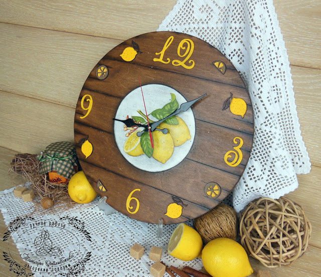 Оригинальный декор часов