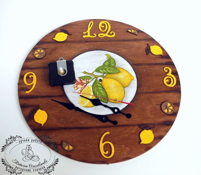 Оригинальный декор часов