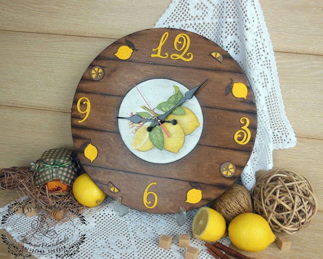 Оригинальный декор часов