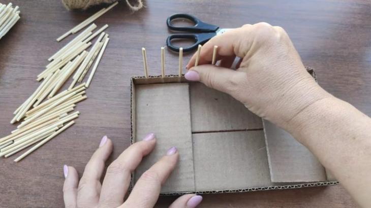 Преображение простой картонной коробки