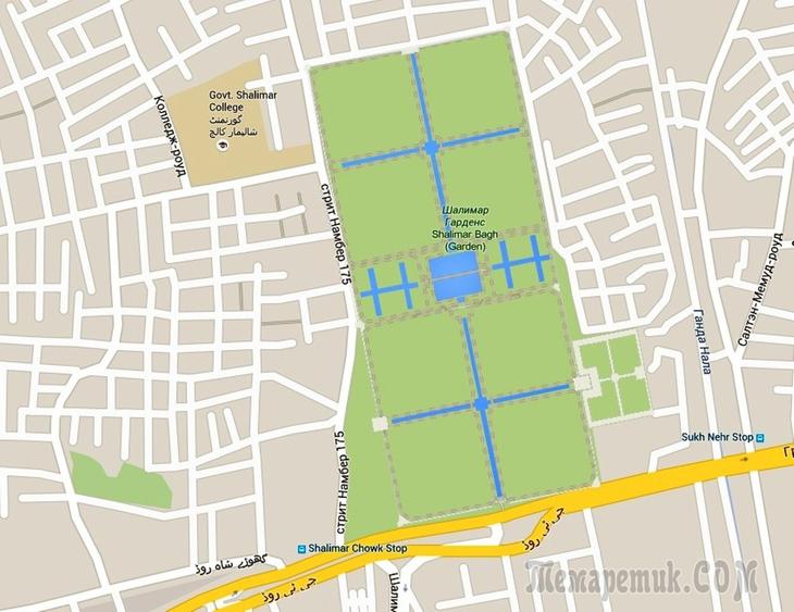 Сады и парки мира... Сады Шалимар. Лахор.