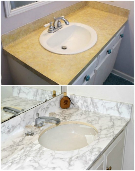 Самоклеящаяся пленка в интерьере