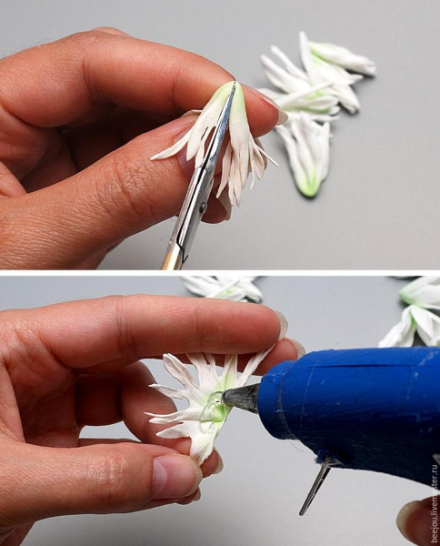 Создаем из фоамирана букет невесты